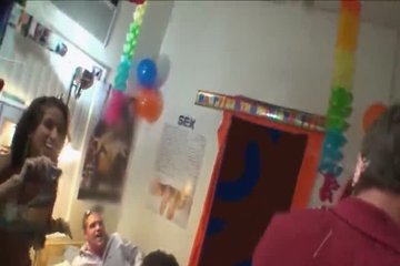 Birthday Fucking In The Dormroom - Amateur Sex Video