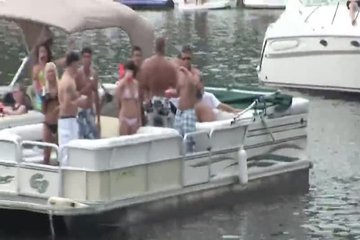 Topless babes play with their young pink nipples