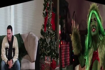 Horny dude's Christmas fantasies get really out of control