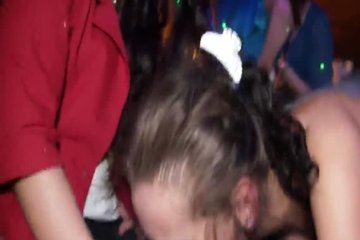 Tipsy sluts enjoy dancing and sucking