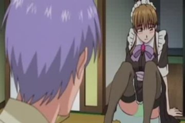 Sexy Maid Rubs Her Clit