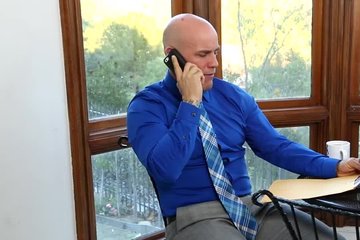 Busty house owner seduces a horny realtor