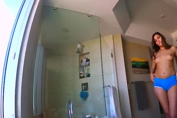 Hd Povd - Anastasia Black Shows Her Dripping Pussy In The Shower - Hardcore Sex Video