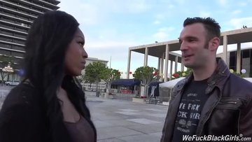 Ebony Girl Takes Fat Dick - Ebony Sex Video