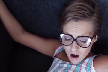 Innocent looking girl turns out to be a huge slut