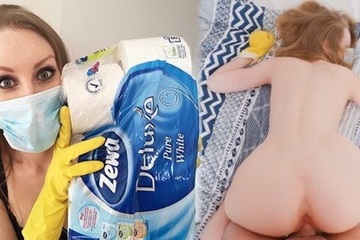 My neighbor said she would do anything for a toilet paper