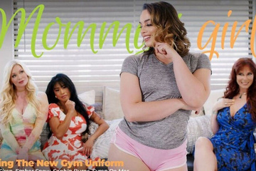 [MommysGirl] Syren De Mer, Serene Siren, Ember Snow, Sophia Burns - Testing The New Gym Uniform